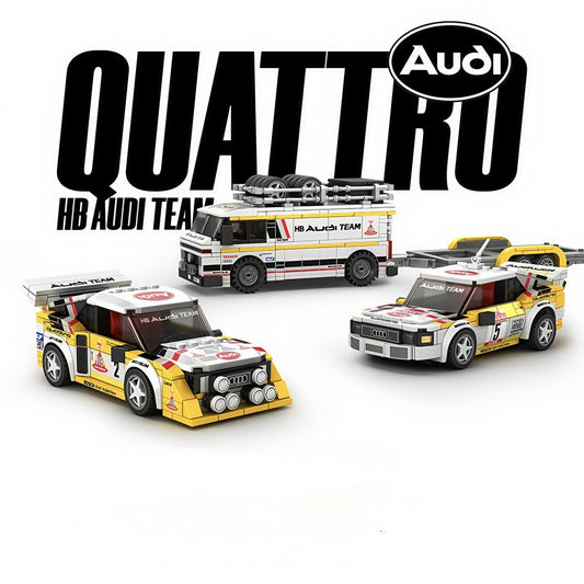 Officially Licensed HB Audi WRC Team – 3-in-1 Rally Legends Set (1362 PCS)