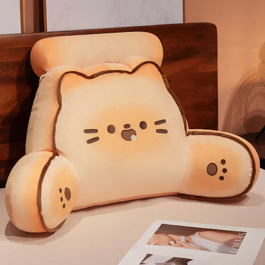 Animal Bread Loaf Backrest Plushies
