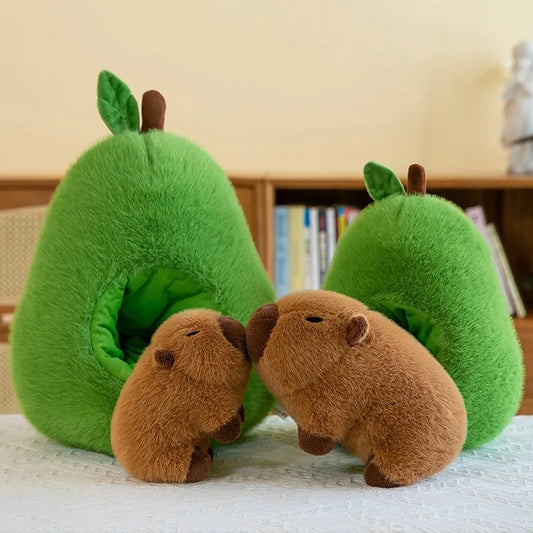 Avocado Nest Capybara Plushies
