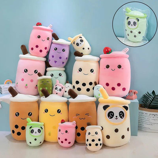 Big Collection of Bubble Tea Plush Cups