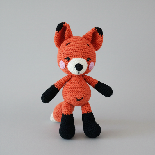 Crochet Cute Little Fox Toy