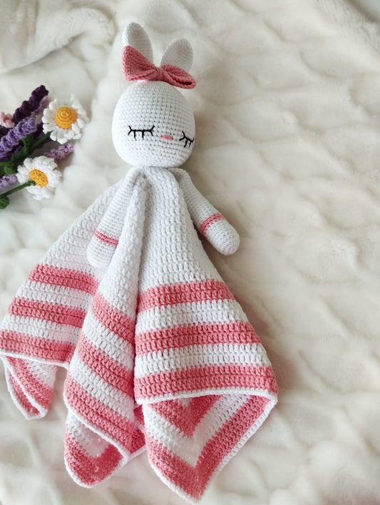 Crochet Newborn Sleeping Mate Bunny