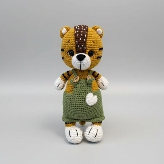 Crochet Tiger Boy Toy