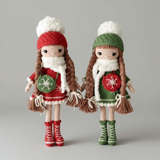 Long-Haired Crochet Doll β Handmade Toy with Sweet Braids