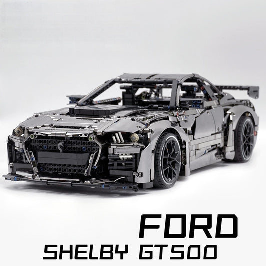 1: 8 Ford Shelby GT500, Electroplating Gun Grey Custom Version (3400PCS)