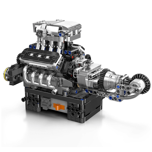Motorised British MCL Supercar V8 Engine (737 Pcs)