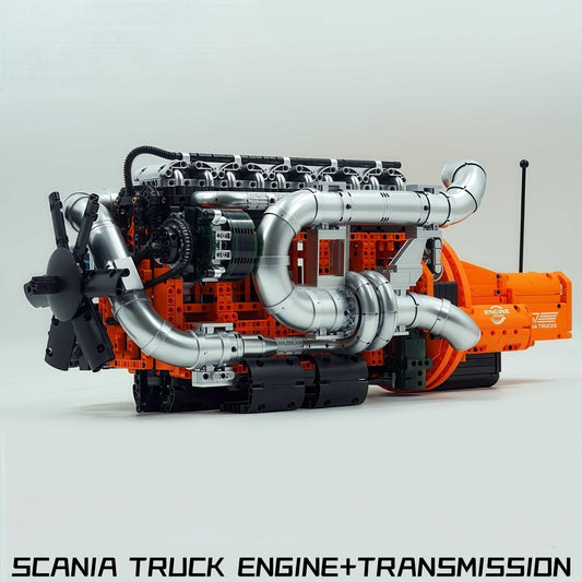 Scania Inline-6 Truck Engine (3236 Pcs)