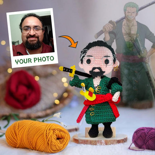 Turn Your Loved One into Zoro Crochet Doll