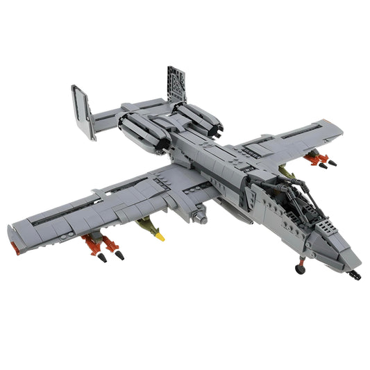 A-10 THUNDERBOLT II GROUND ATTACK AIRCRAFT, Gift Minifigure (935 PCS)
