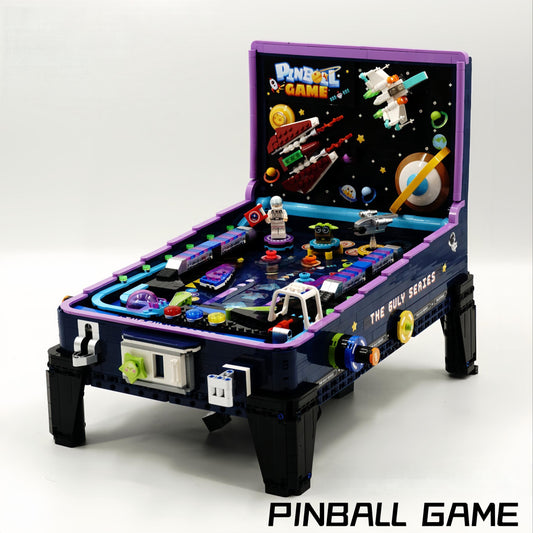 Interstellar Pinball Table, with controllable ejection and coin insertion, Marquee light, brings back childhood memories (2309 Pcs)