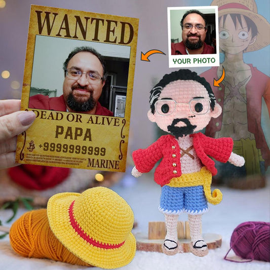 Turn Your Loved One into Luffy Crochet Doll