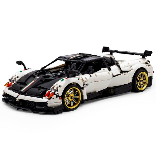 1: 8 Pagani Huayra White Italy Concept Ultimate Edition (4708 Pcs)