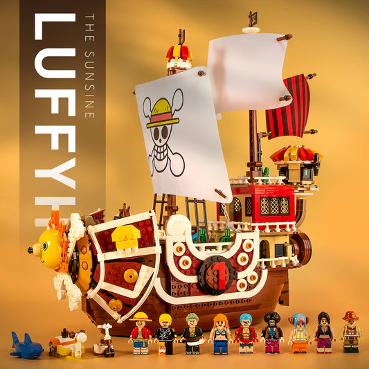 One Piece Pirate Ship Thousand Sunny, Free Dolls (1484 Pcs)