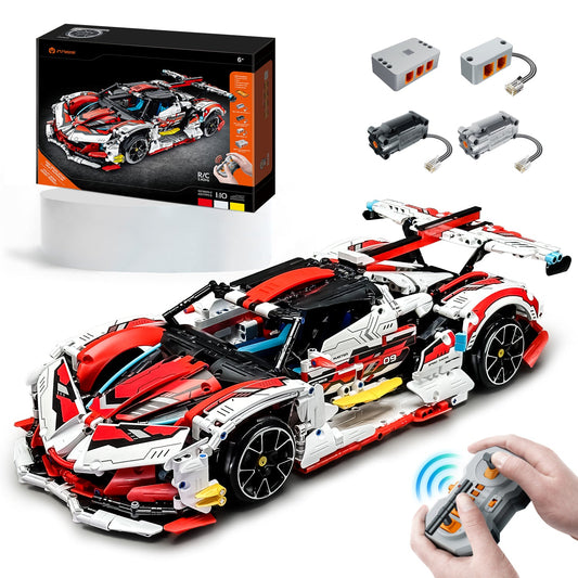 1: 10 Apollo MOC Building Kit, Remote Control Drift, Electric gullwing doors, 2732 Pcs