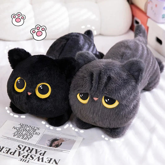 Grumpy and Surprised Cat Pillow Plushies