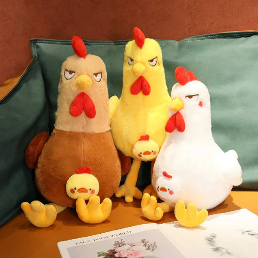Grumpy Chicken Plushies