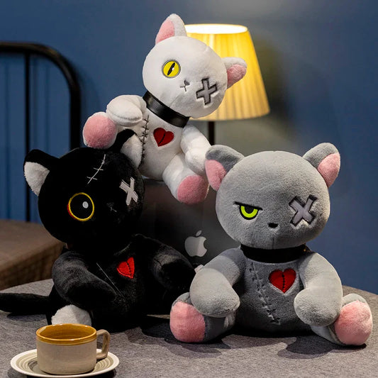 Dark Emo Plush Cats