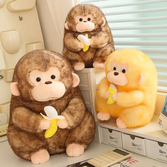 Banana Buddy Monkey Plushie