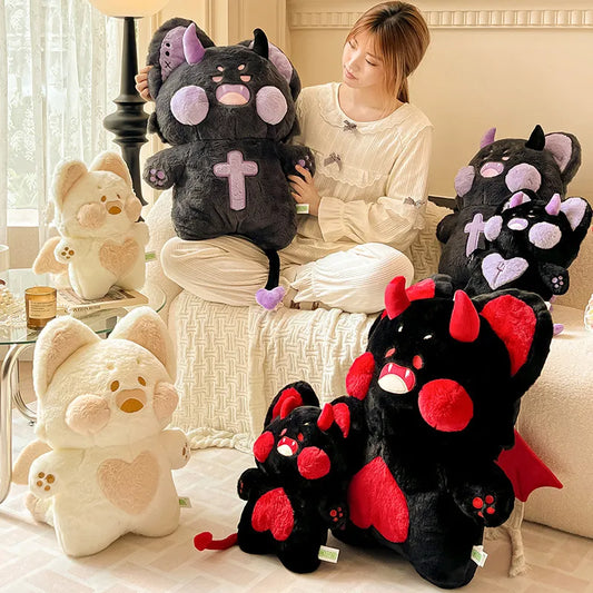 Heaven and Hell Cat Plushies