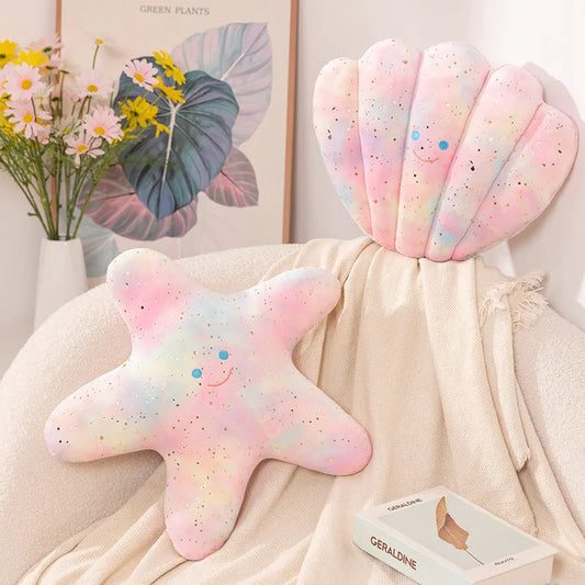 Starfish and Shell Plushies