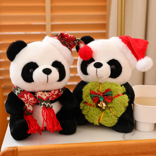 Santa Panda Friends Plushies