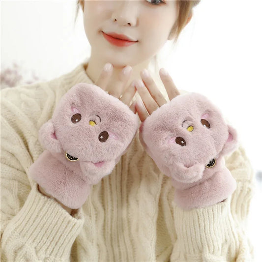 Cozy Paws Plush Mittens