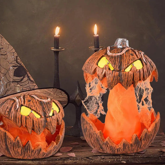 Cursed Halloween Pumpkin Noise Activated Lantern