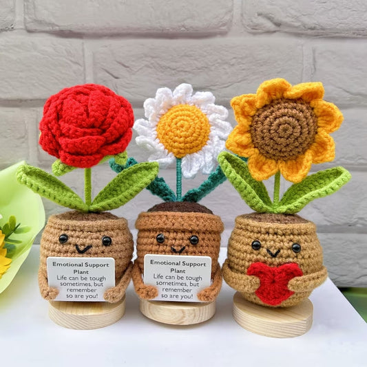 Crochet Emotional Support Plant