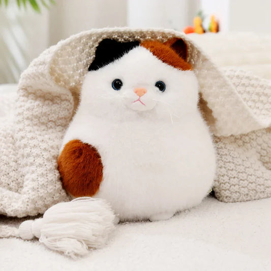 Patchy Paws: Round Cat Plushies