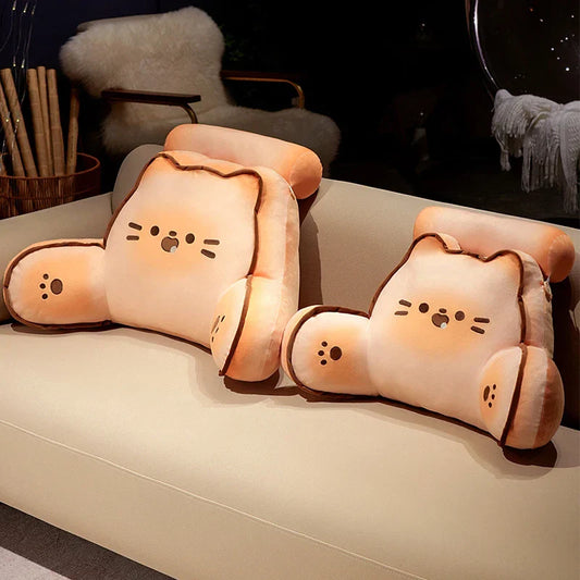 Animal Bread Loaf Backrest Plushies