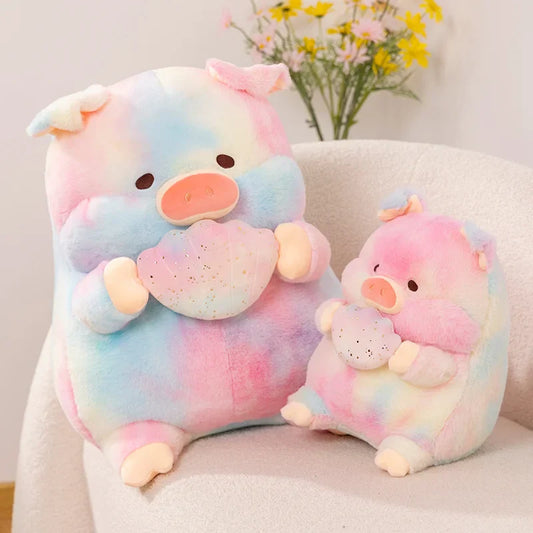 Rainbow Piggy Plushie
