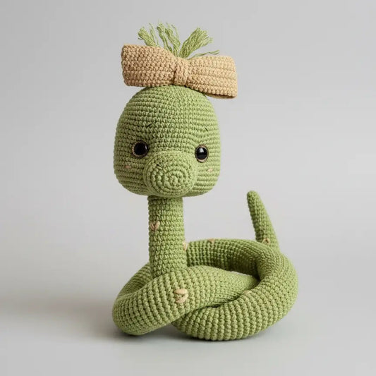 Soft Crochet Snake Toy – Handmade Amigurumi Gift for Kids 🐍