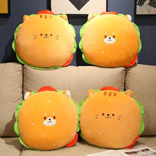 Burger Animals Pillow Plushies