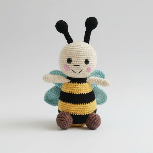 Crochet Cute Bee Toy