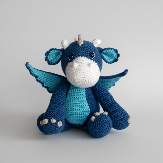 Crochet Cute Dragon Toy