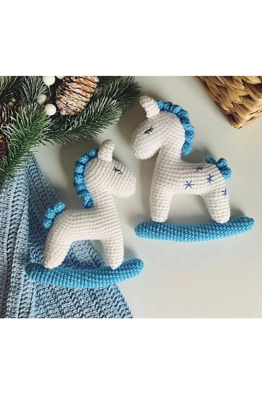 Crochet Horse Toy 2pc