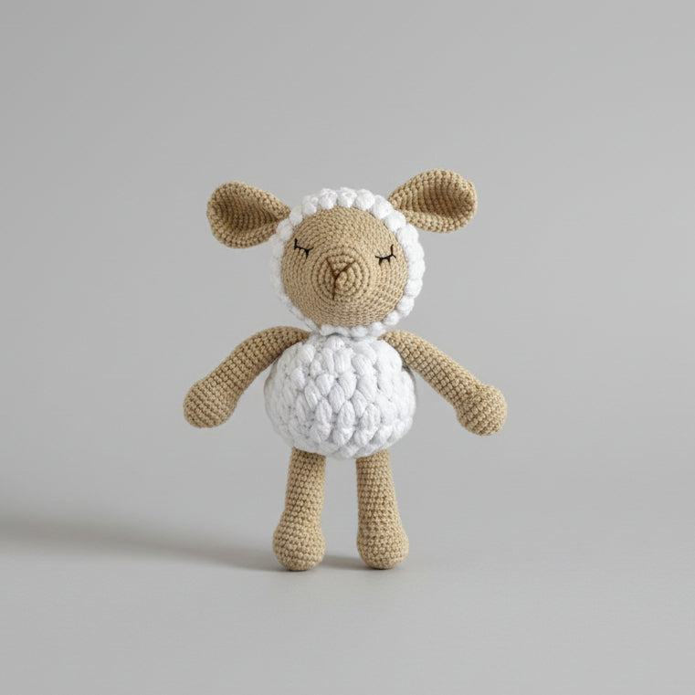 Crochet Little Cute Sheep Toy - Joy Gift London