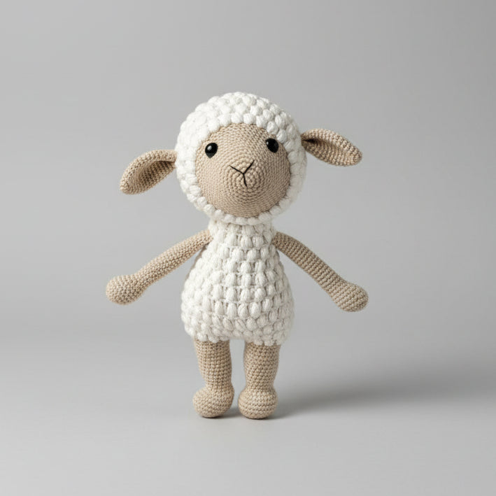 Crochet Little Cute Sheep Toy - Joy Gift London