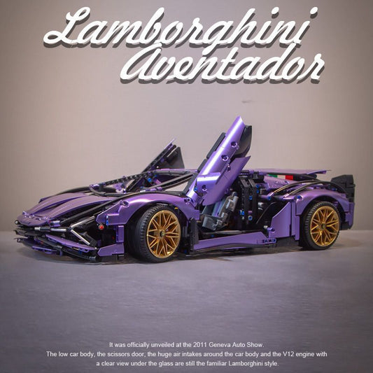 1:8 Purple Lamborghini Sian Collector's Edition (3955 Pcs)