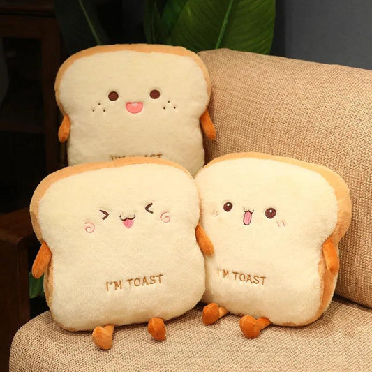 Emotional Toast Bread Plush Hand Warmer