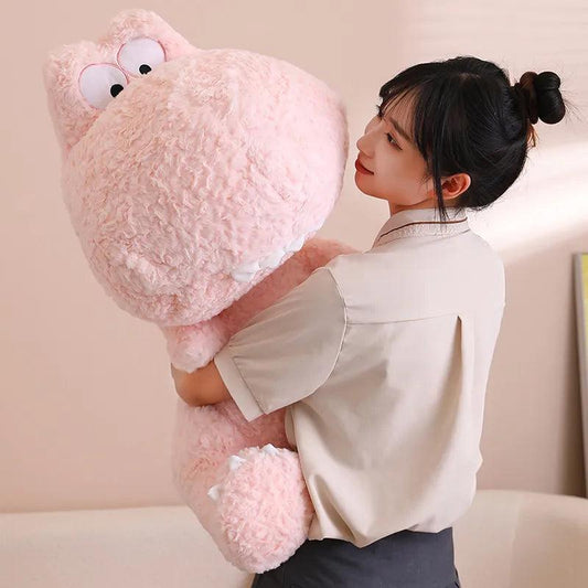 Fluffy Dinosaur Plushies In Pastel Colors | New