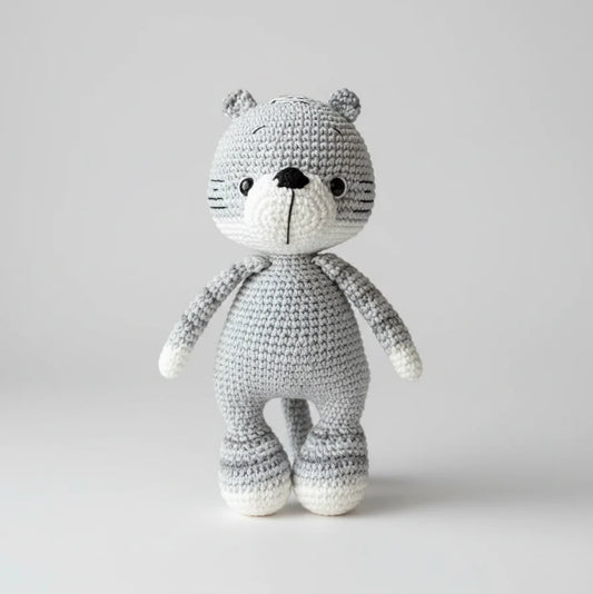 Handmade Crochet Tiger Toy