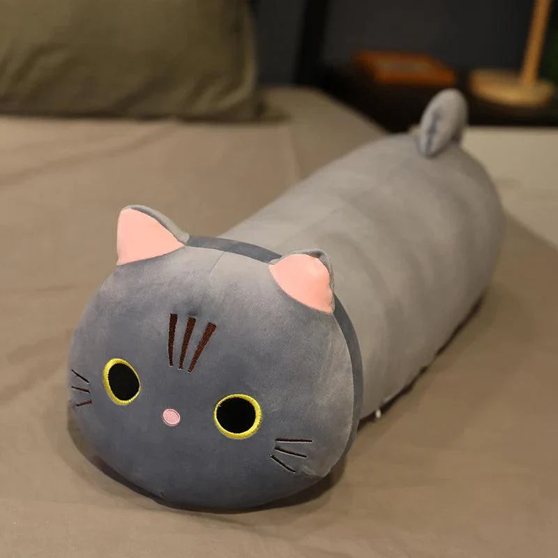 Kawaii Cats Long Pillow Plushies - MoeMoeKyun