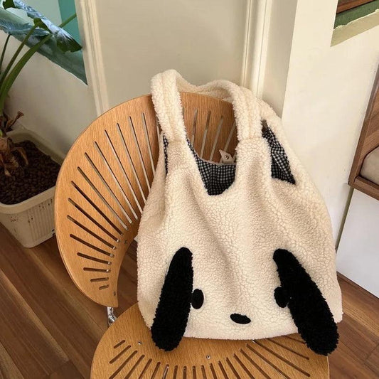 Lamb with Big Ears Shoulder Tote Bag - MoeMoeKyun