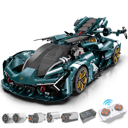 1: 8 Lamborghini Terzo Millennio SuperCar with Electric Suspension Lifting, Electric Doors Remote Control Model (3492 Pcs)