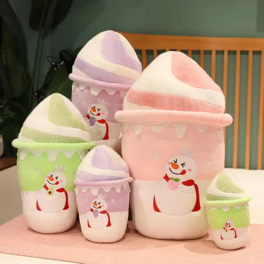 Snowman Ice Cream Plush Toys