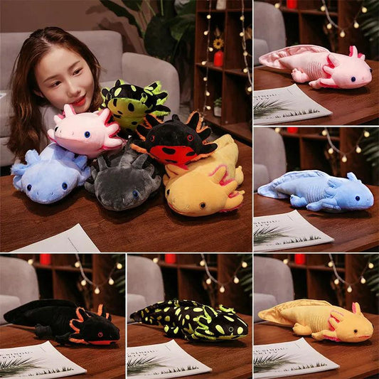 Soft Colorful Axolotl Plushies