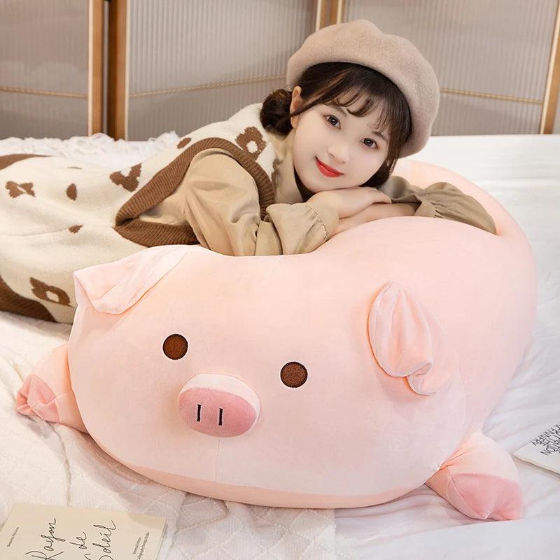 Squishy Pink Pig Plushies - MoeMoeKyun