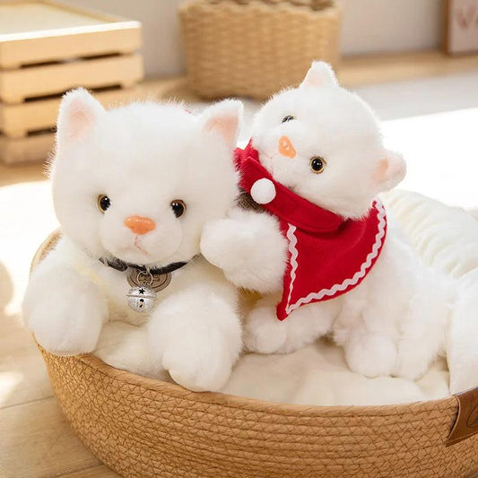 White Kitten Plushies